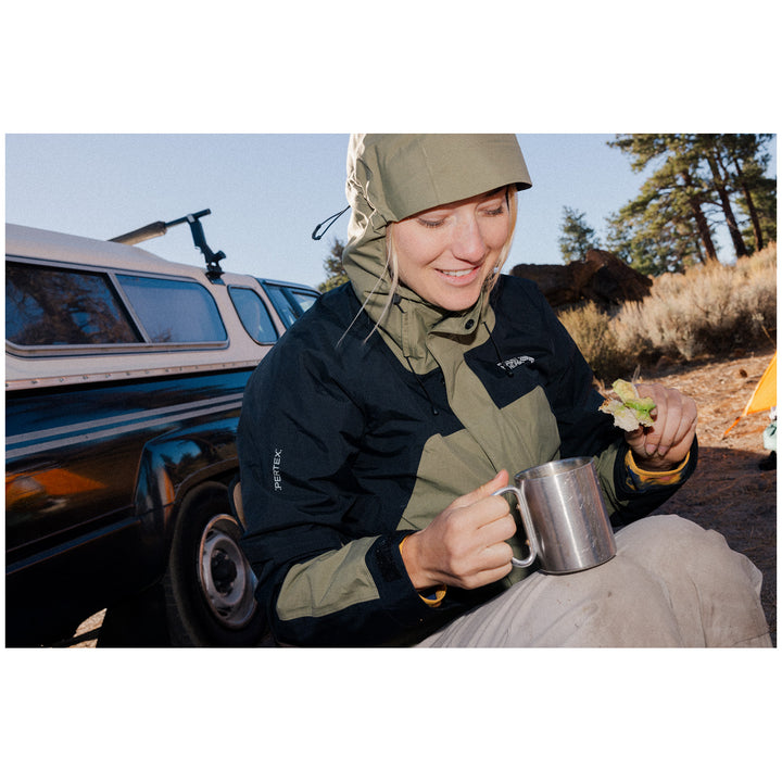 Mountain Hardwear Dry Times™ Hooded Jacket - Women's Mission Olive/Black