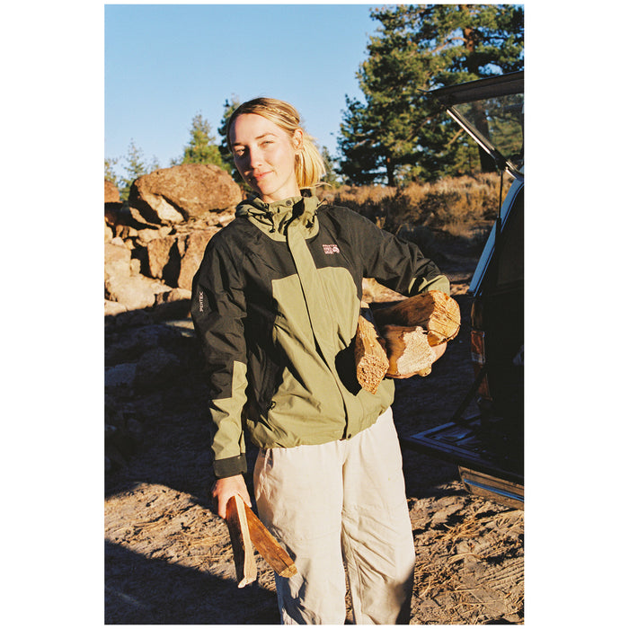 Mountain Hardwear Dry Times™ Hooded Jacket - Women's Mission Olive/Black