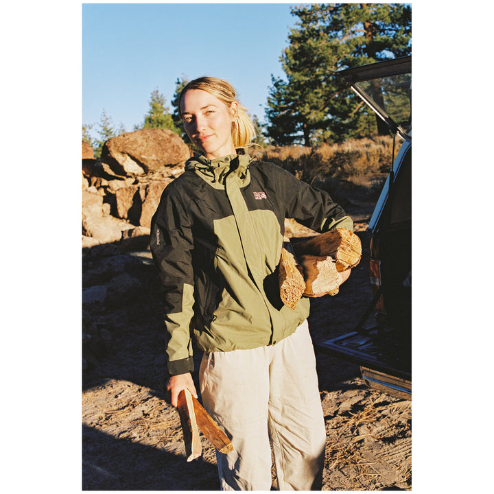 Mountain Hardwear Dry Times™ Hooded Jacket - Women's Mission Olive/Black