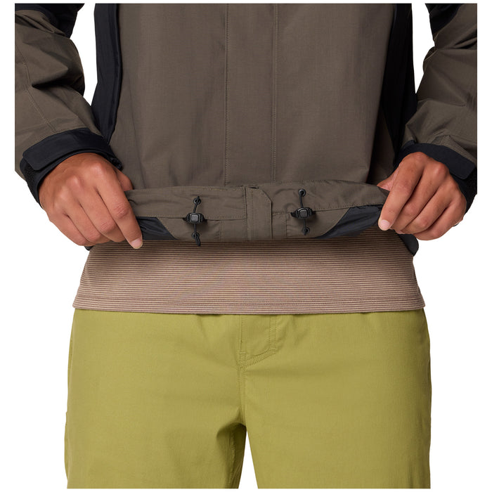 Mountain Hardwear Dry Times™ Hooded Jacket - Men's Ridgeline/Black