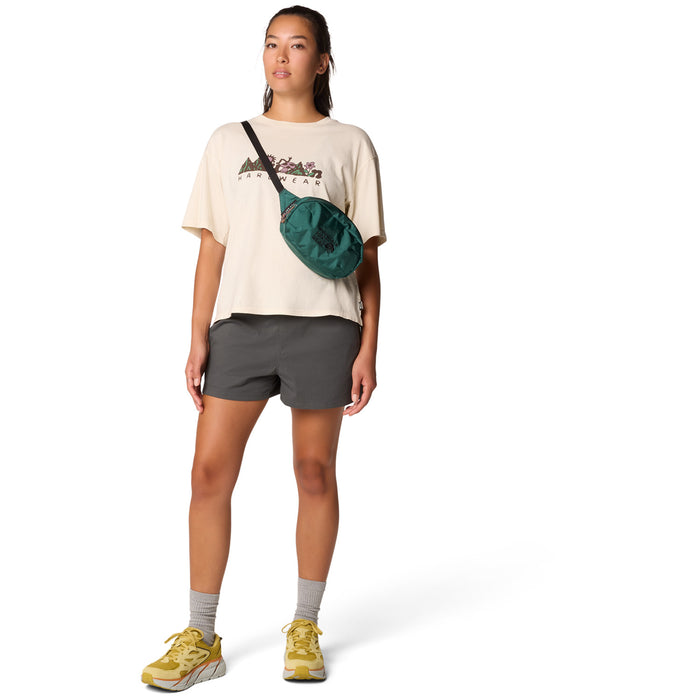 Mountain Hardwear MHW™ Sun Stash Collab Crop Short Sleeve T-Shirt - Women's Stone