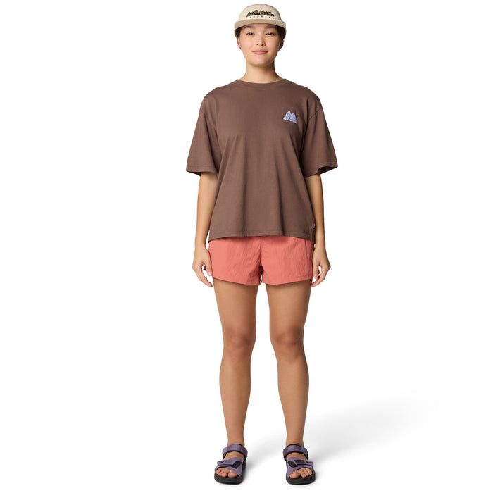 Mountain Hardwear MHW™ Mountains Collab Crop Short Sleeve T-Shirt - Women's Carob