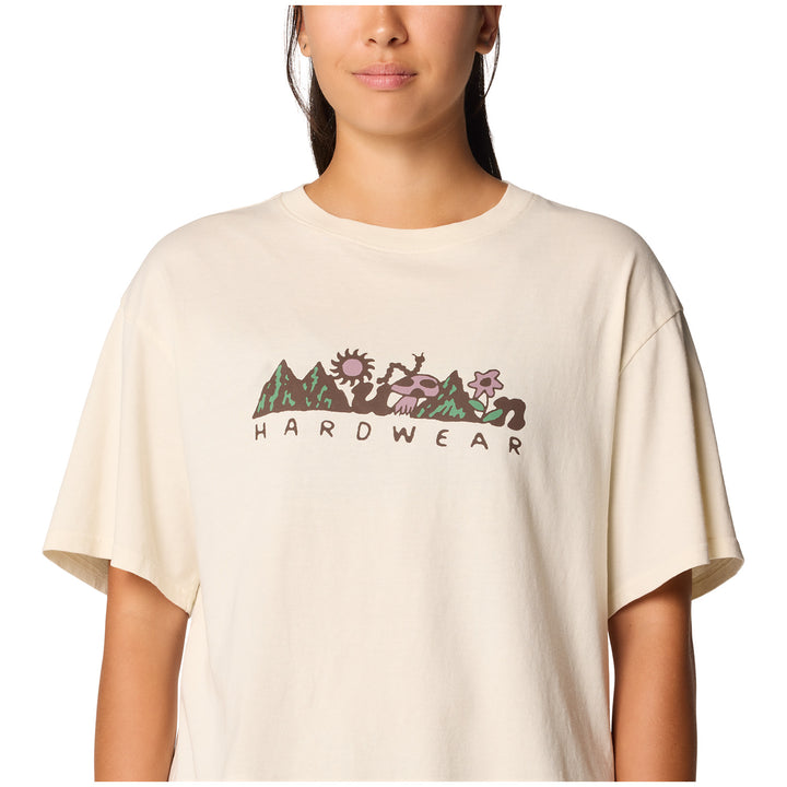 Mountain Hardwear MHW™ Sun Stash Collab Crop Short Sleeve T-Shirt - Women's Stone