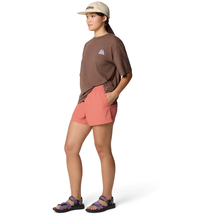 Mountain Hardwear MHW™ Mountains Collab Crop Short Sleeve T-Shirt - Women's Carob