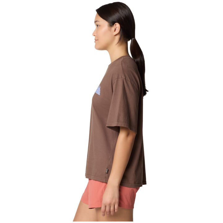 Mountain Hardwear MHW™ Mountains Collab Crop Short Sleeve T-Shirt - Women's Carob