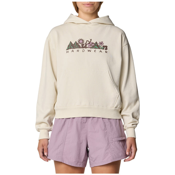 Mountain Hardwear MHW™ Sun Stash Collab Crop Hoodie - Women's Stone