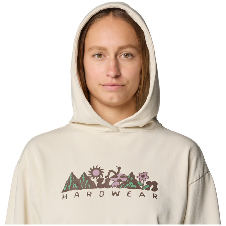 Mountain Hardwear MHW™ Sun Stash Collab Crop Hoodie - Women's Stone