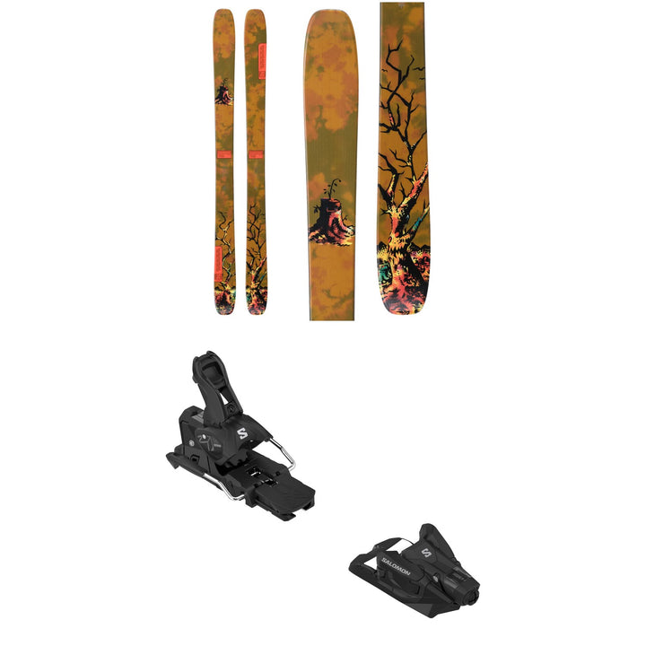K2 Reckoner 110 Skis 2025 + Salomon Strive 16 MN Ski Bindings