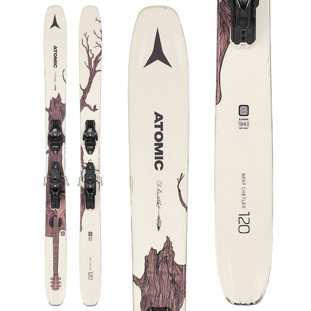 Atomic Bent Chetler 120 Skis + Warden 13 Demo Bindings 2020