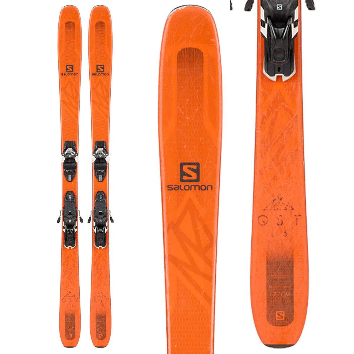 Salomon QST 85 Skis + Salomon Warden 13 Demo Bindings 2019