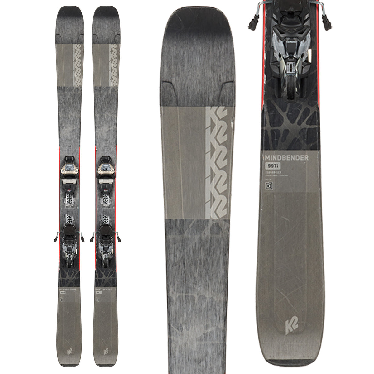 K2 Mindbender 99 Ti Skis + Marker Griffon TCX 13 Demo Bindings 2022