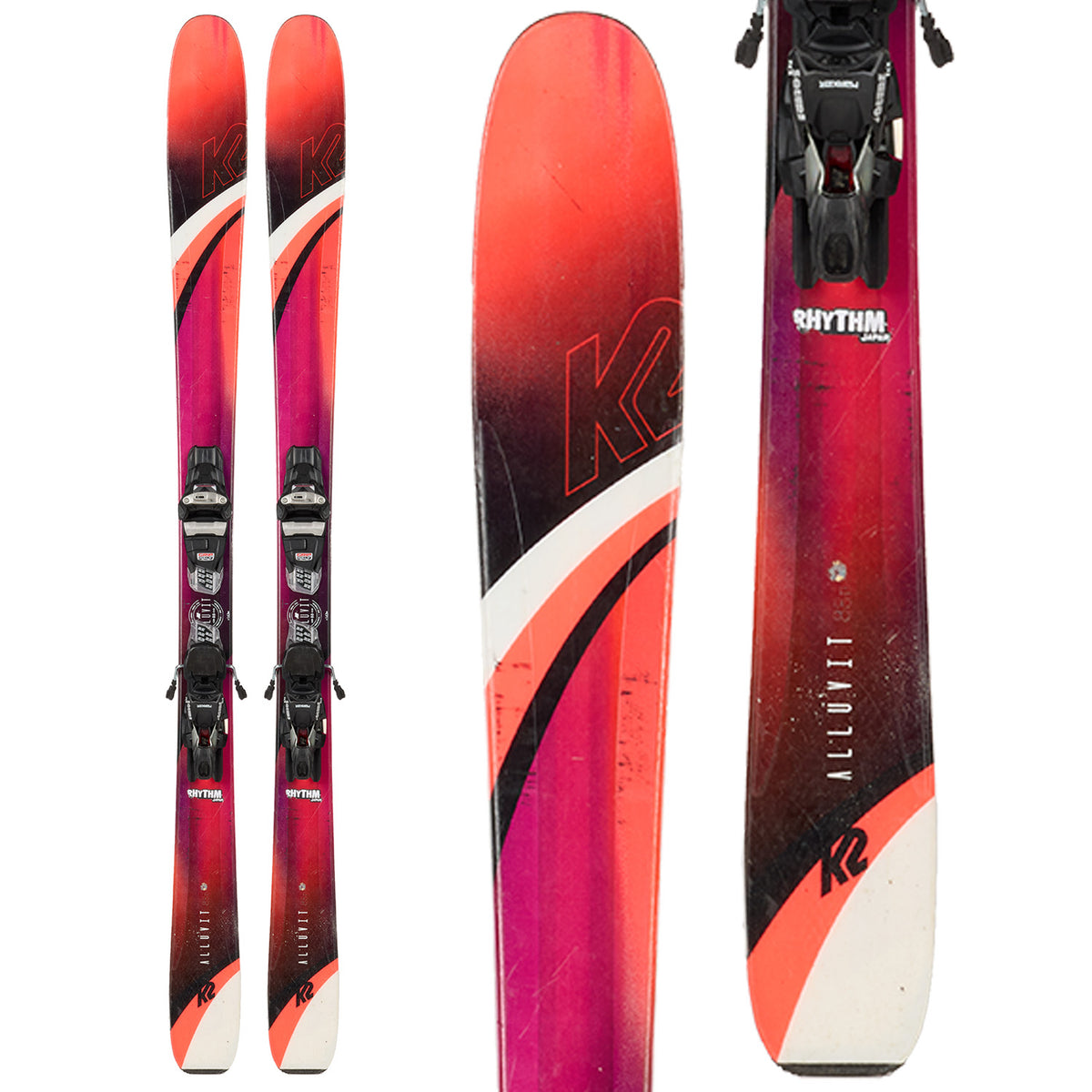 K2 Alluvit 88 Ti Skis + Marker TCX Squire Demo Bindings - Women's 2019