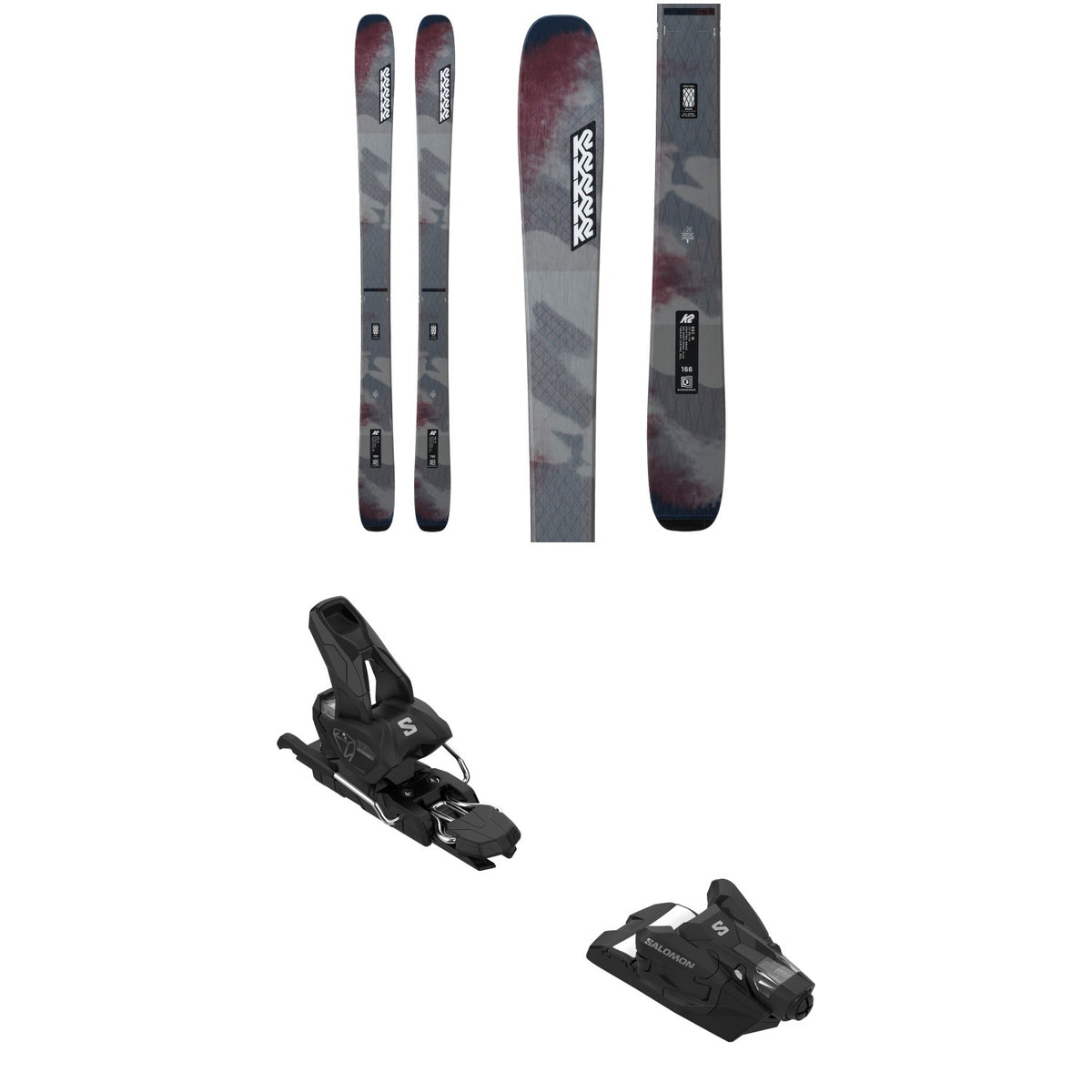 K2 Mindbender 96 C W Skis - Women's 2025 + Salomon Strive 12 GW Ski Bindings