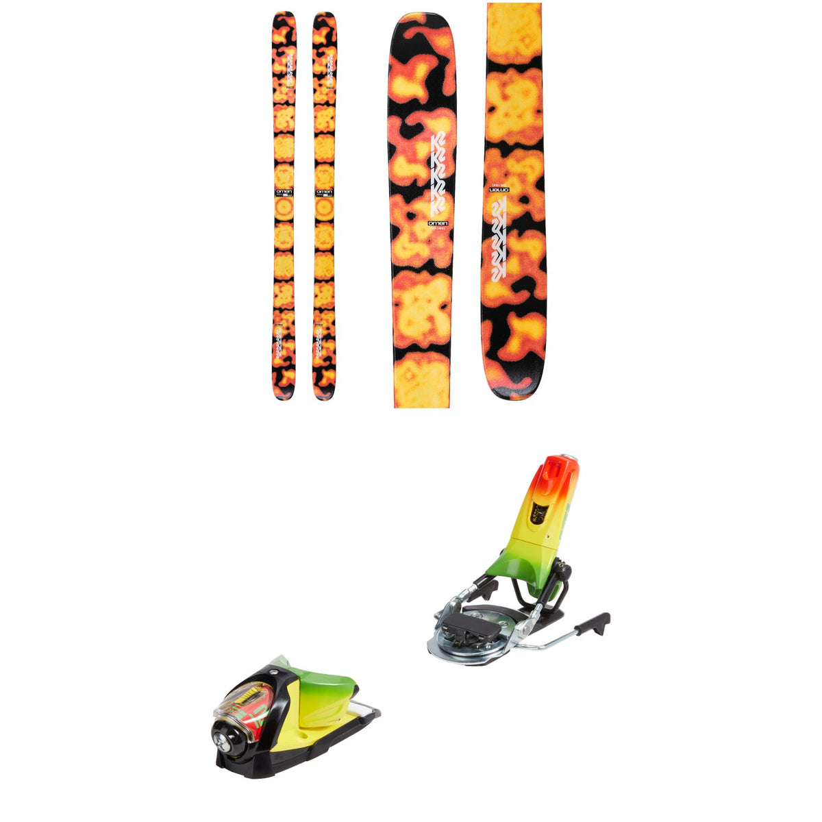 K2 Omen 85 Skis + Look Pivot 12 GW Ski Bindings 2025