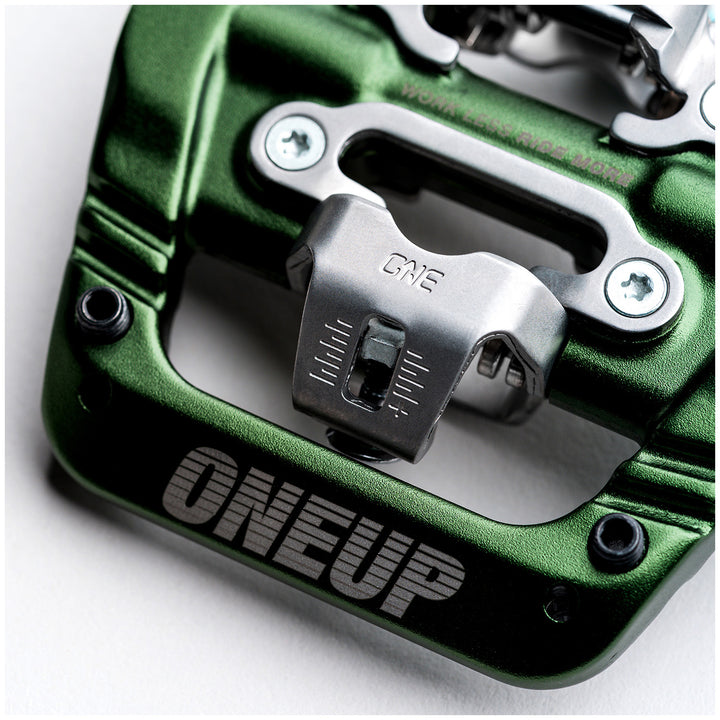 OneUp Components Clip Pedals Dark Green