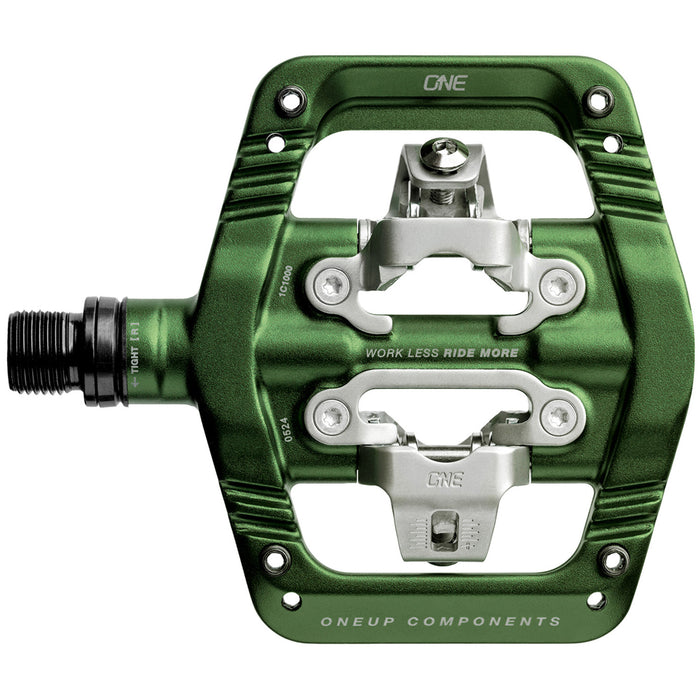OneUp Components Clip Pedals Dark Green
