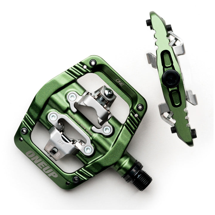OneUp Components Clip Pedals Dark Green