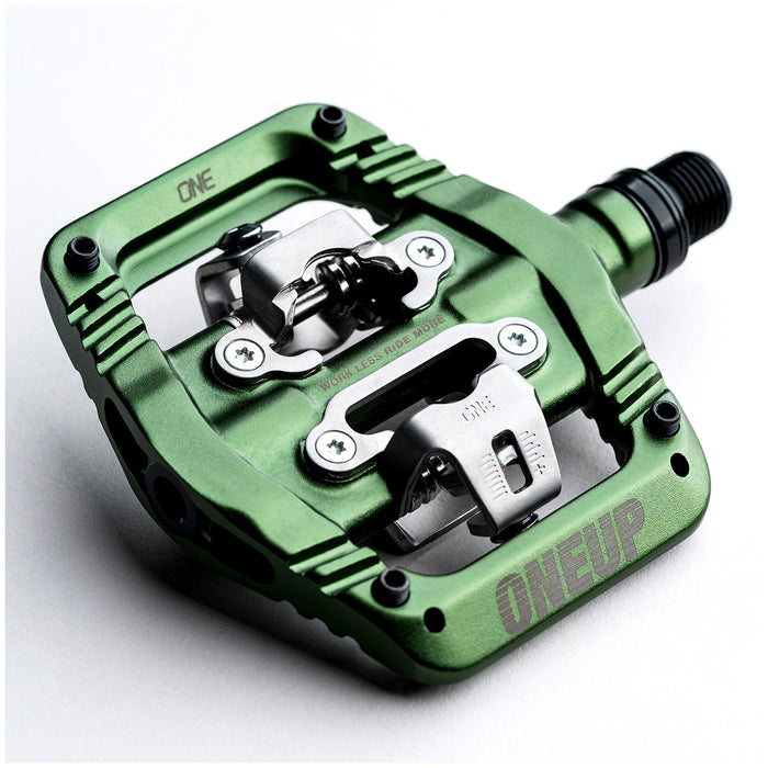 OneUp Components Clip Pedals Dark Green