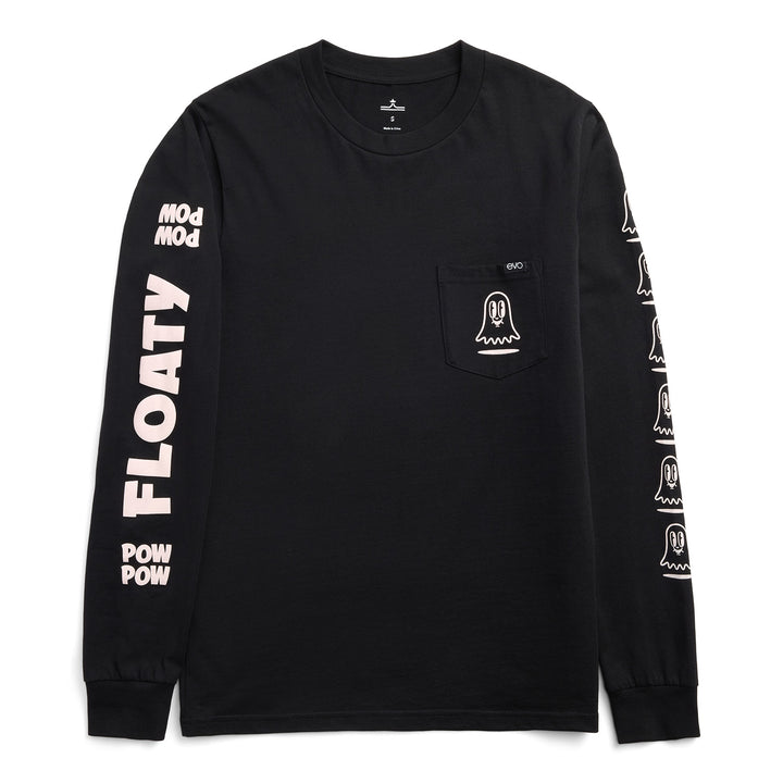 evo POW Pocket Long-Sleeve T-Shirt - Unisex Black