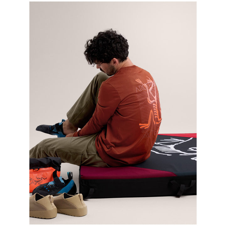 Arc'teryx Arc'Multi Bird Logo Long Sleeve T-Shirt - Men's Sequoia/Solaris