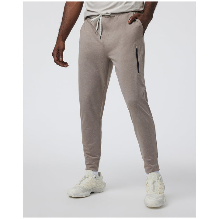 Vuori Sunday Performance 28" Joggers - Men's Mocha Heather