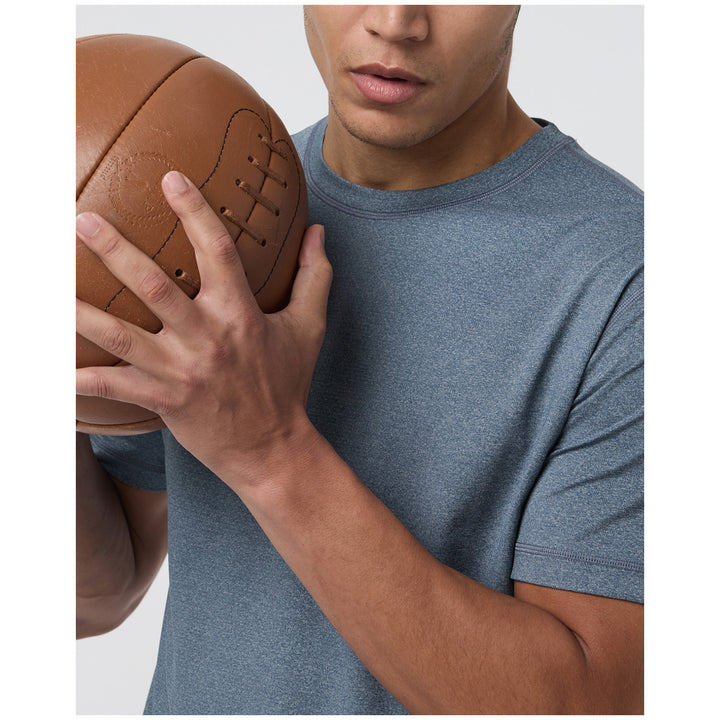 Vuori Tradewind Performance 2.0 T-Shirt - Men's Pacific Heather