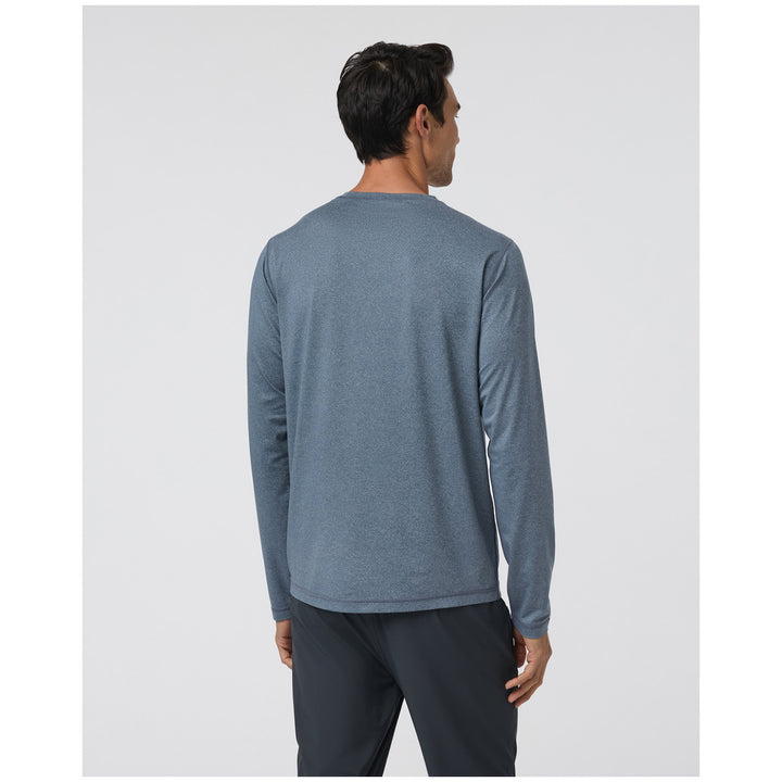 Vuori Long-Sleeve Tradewind Performance 2.0 T-Shirt - Men's Pacific Heather