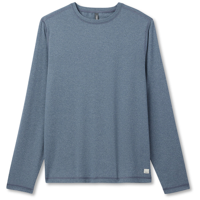 Vuori Long-Sleeve Tradewind Performance 2.0 T-Shirt - Men's Pacific Heather