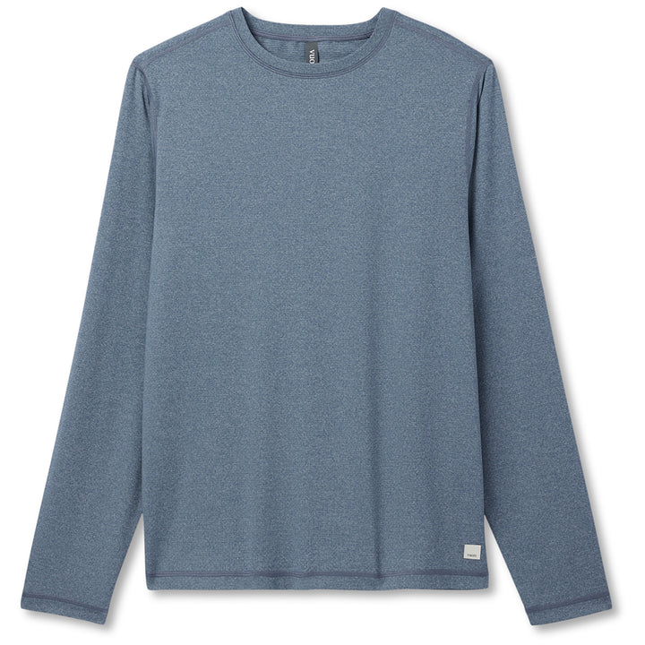 Vuori Long-Sleeve Tradewind Performance 2.0 T-Shirt - Men's Pacific Heather
