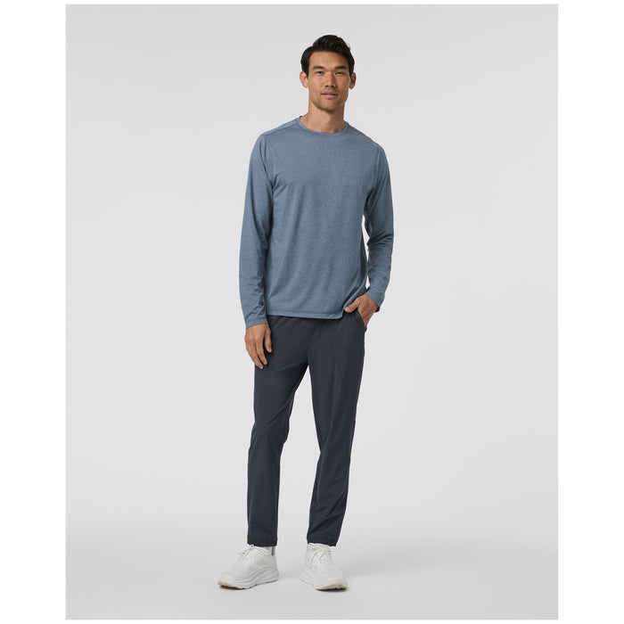 Vuori Long-Sleeve Tradewind Performance 2.0 T-Shirt - Men's Pacific Heather