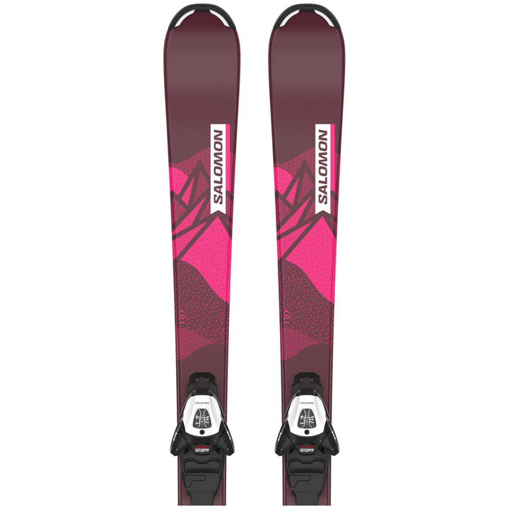 Salomon Lux Jr M Skis + L6 GW Bindings - Kids' 2024