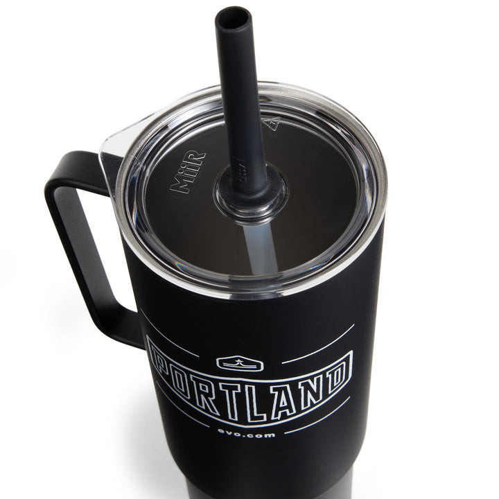 evo 32oz Miir All Day Straw Cup Black-Portland