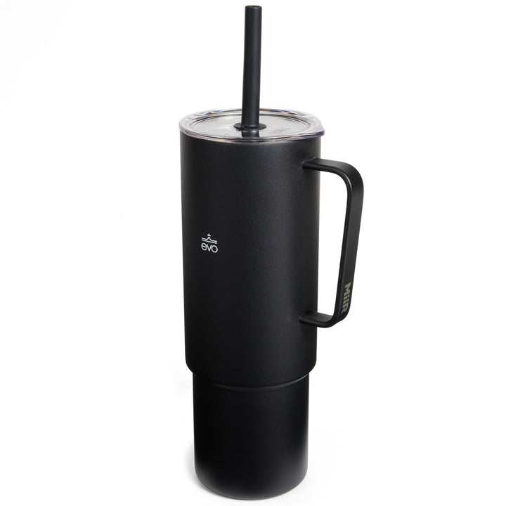 evo 32oz Miir All Day Straw Cup Black-Portland