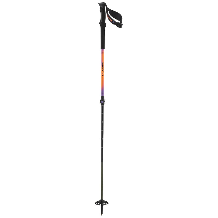 Salomon QST Carbon S3 Ski Poles 2025 Lilac / Neon Orange