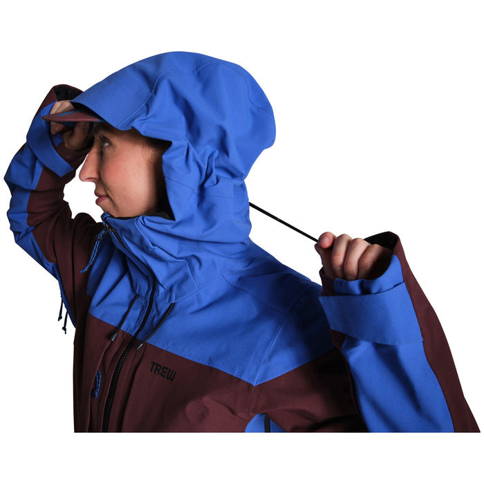 Trew Gear Stella 3L Primo Jacket - Women's Coffee and Blue
