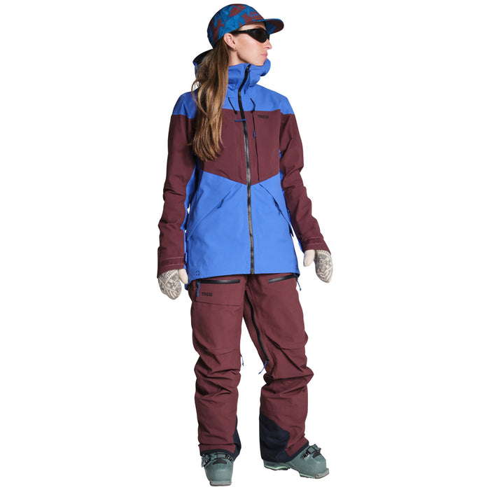 Trew Gear Stella 3L Primo Jacket - Women's Coffee and Blue