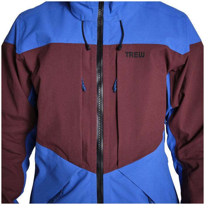 Trew Gear Stella 3L Primo Jacket - Women's Coffee and Blue