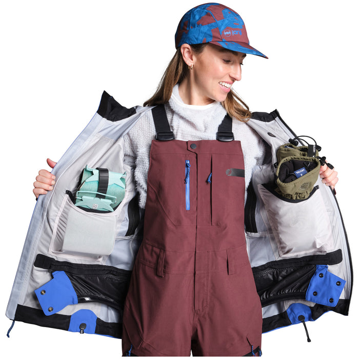 Trew Gear Stella 3L Primo Jacket - Women's Coffee and Blue