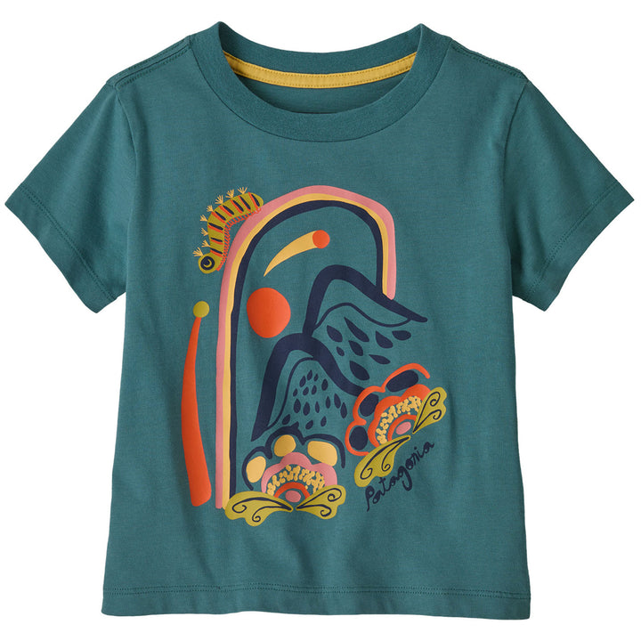 Patagonia Graphic T-Shirt - Infants' Peak Petals: Wetland Blue