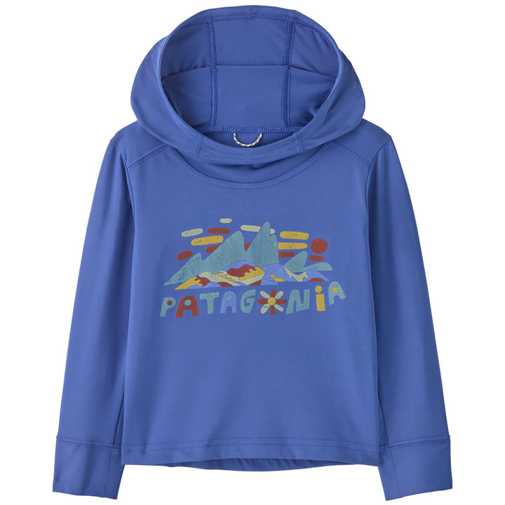Patagonia Capilene Silkweight Hoodie - Infants' Fitz Roy Superbloom: Eddy Blue
