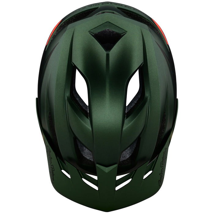 Troy Lee Designs Flowline SE MIPS Bike Helmet Badge Forest/Charcoal