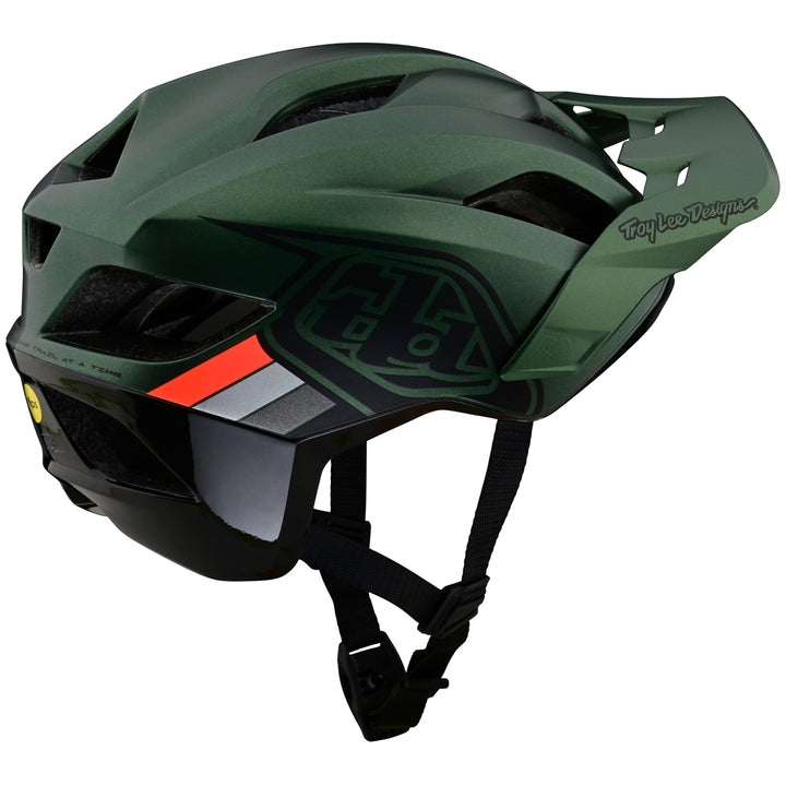 Troy Lee Designs Flowline SE MIPS Bike Helmet Badge Forest/Charcoal