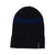 evo NST x Autumn Mini Stripe Beanie Black Cobalt Blue