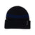 evo NST x Autumn Mini Stripe Beanie Black Cobalt Blue