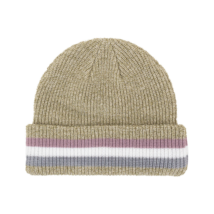 evo NST x Autumn Cuff Beanie Oatmeal Lavender