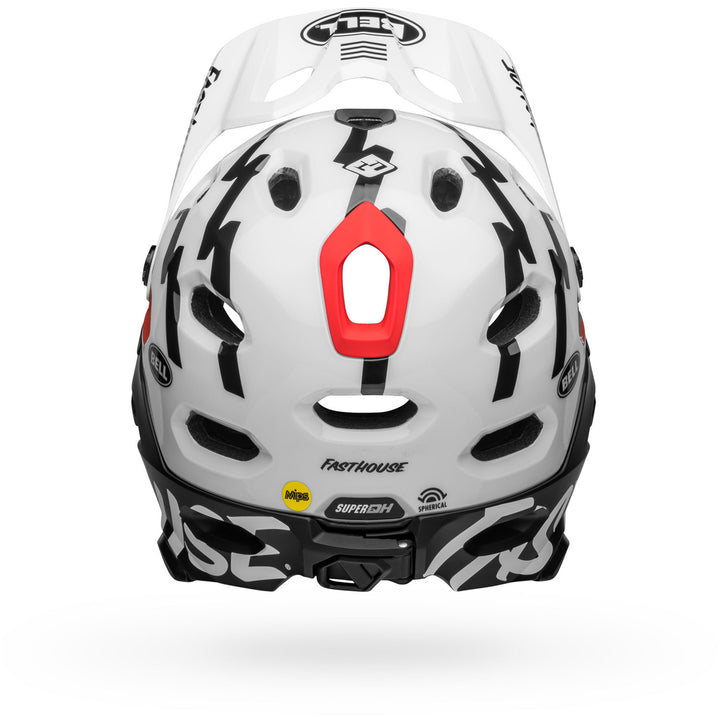 bell 3r super mips helmet Bell Super DH Spherical Helmet SM Fasthouse Matte/Gloss White/Black