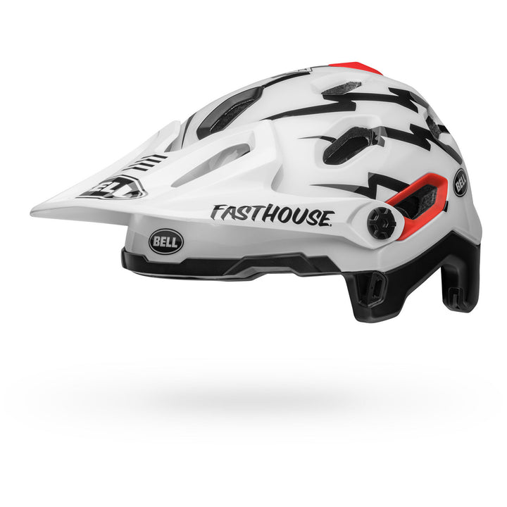 mtb helm bell mips Bell Super DH Spherical Helmet SM Fasthouse Matte/Gloss White/Black