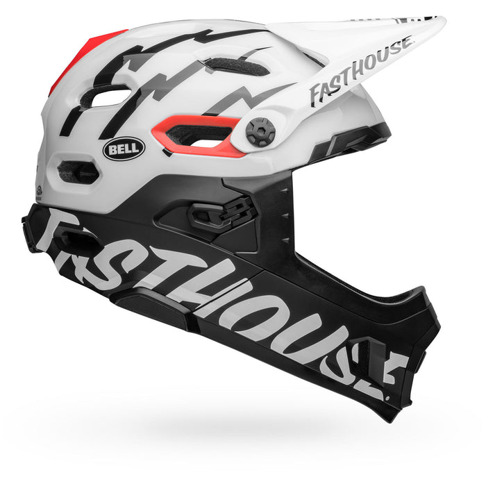 Bell Super DH Spherical MIPS Bike Helmet Fasthouse Matte/Gloss Black/White
