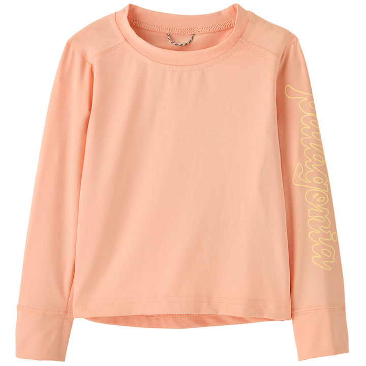 Patagonia Capilene Silkweight Hoodie - Infants' Fitz Script: Sunlit Pink