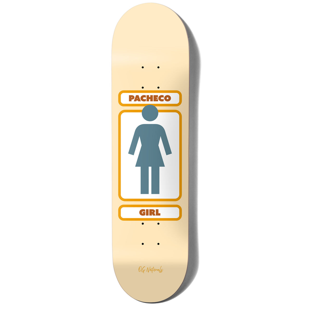Girl Pacheco 93 Naturals 8.375 Skateboard Deck